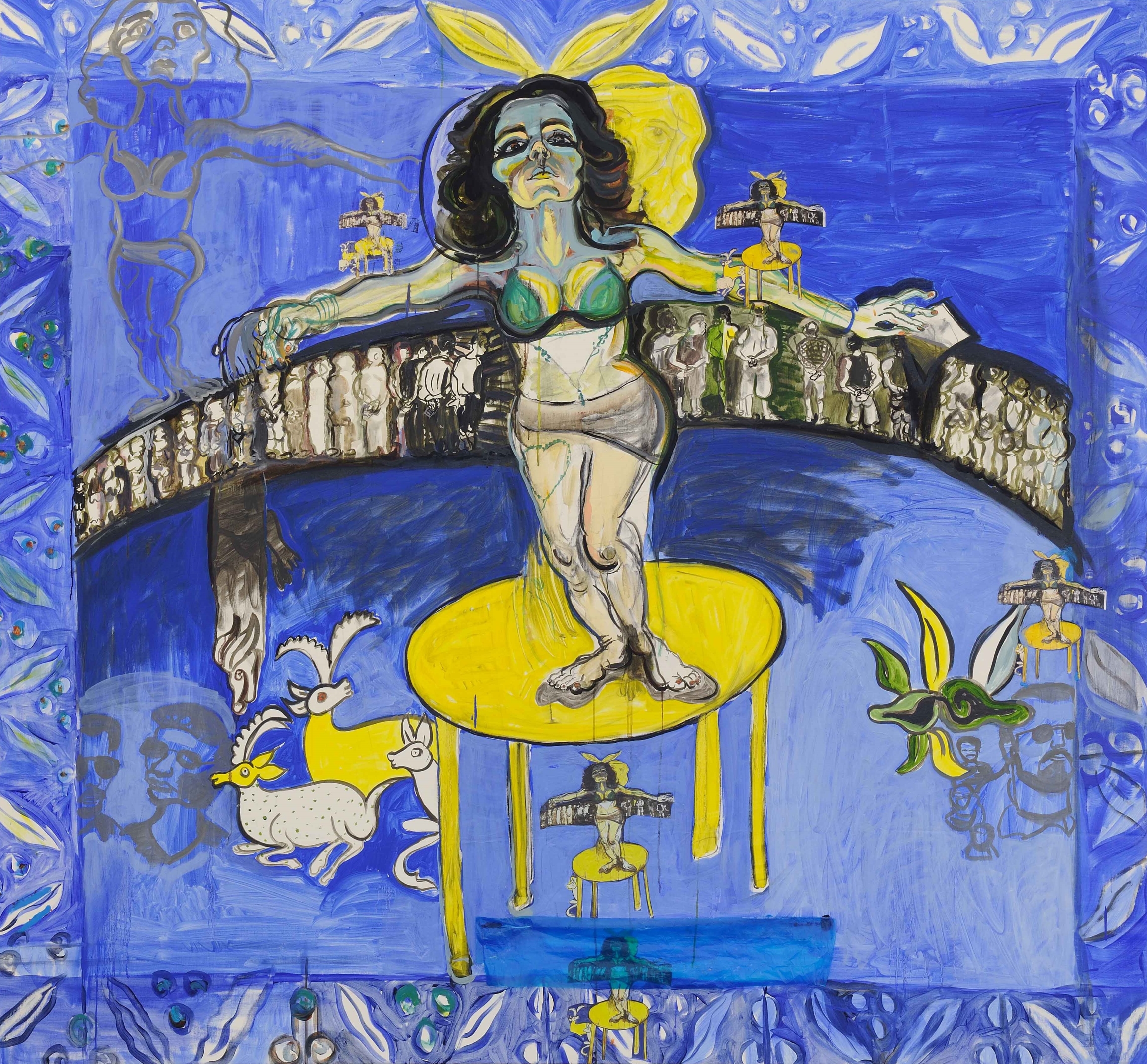 The Mother of David and Goliath, 2019, Oil on canvas, 222 x 205.5 cm