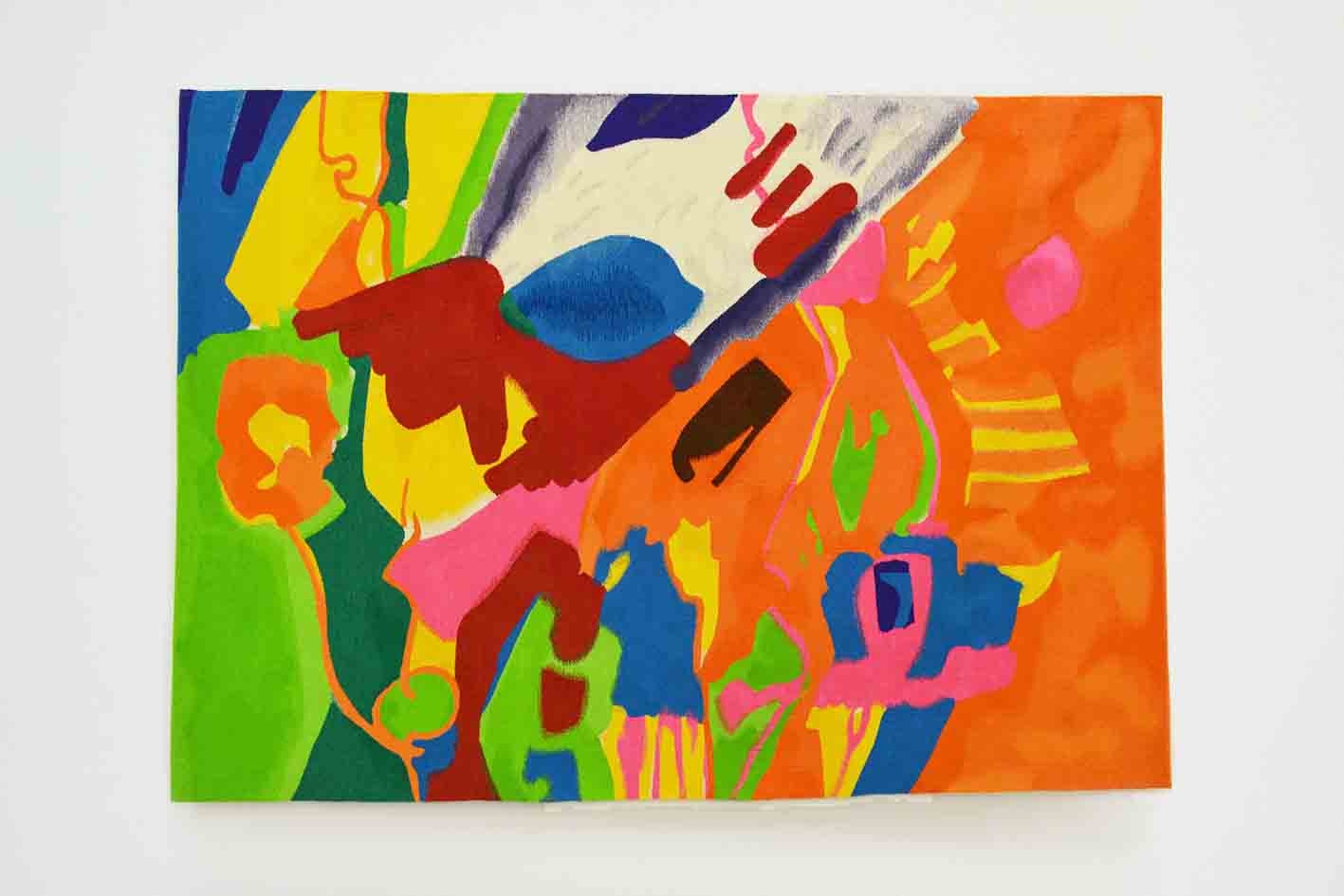 Jardin Enchanté, 2017-2018, Wool tapestry, 147.5 x 209.5 cm, Ed. 1/3