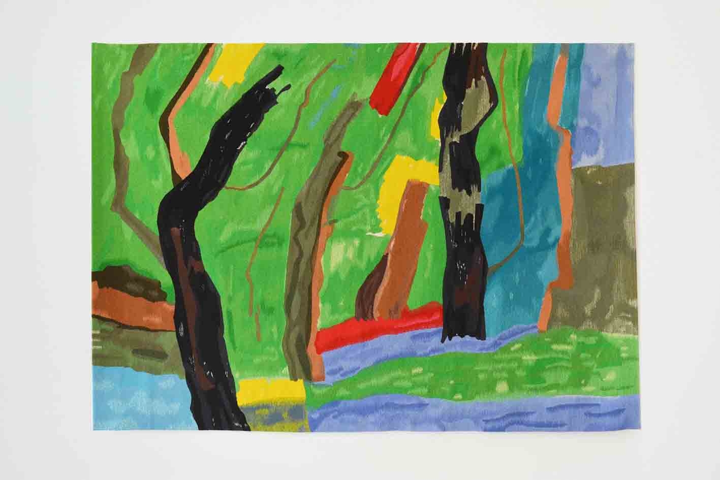 Marais Ensoleillé, 1967 - 2017, Wool Tapestry, 177 x 220 cm, Ed. 1/3 ​​​​​​​
