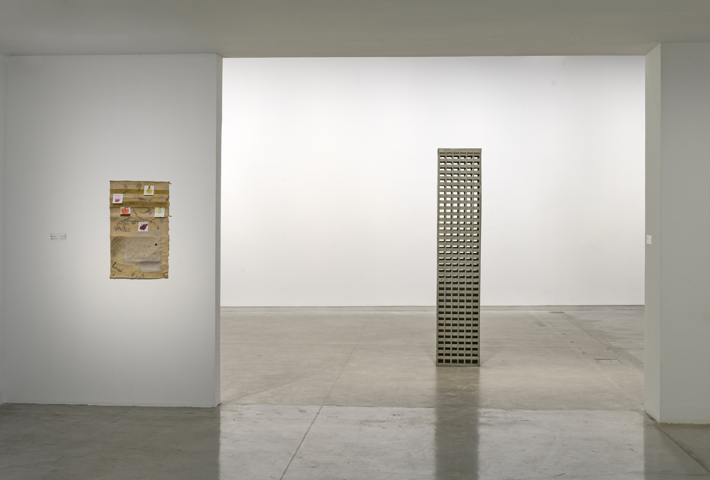 Marwan Rechmaoui, Slanted Squares, 2019, Exhibition view, Sharjah Art Foundation. Photo SAF