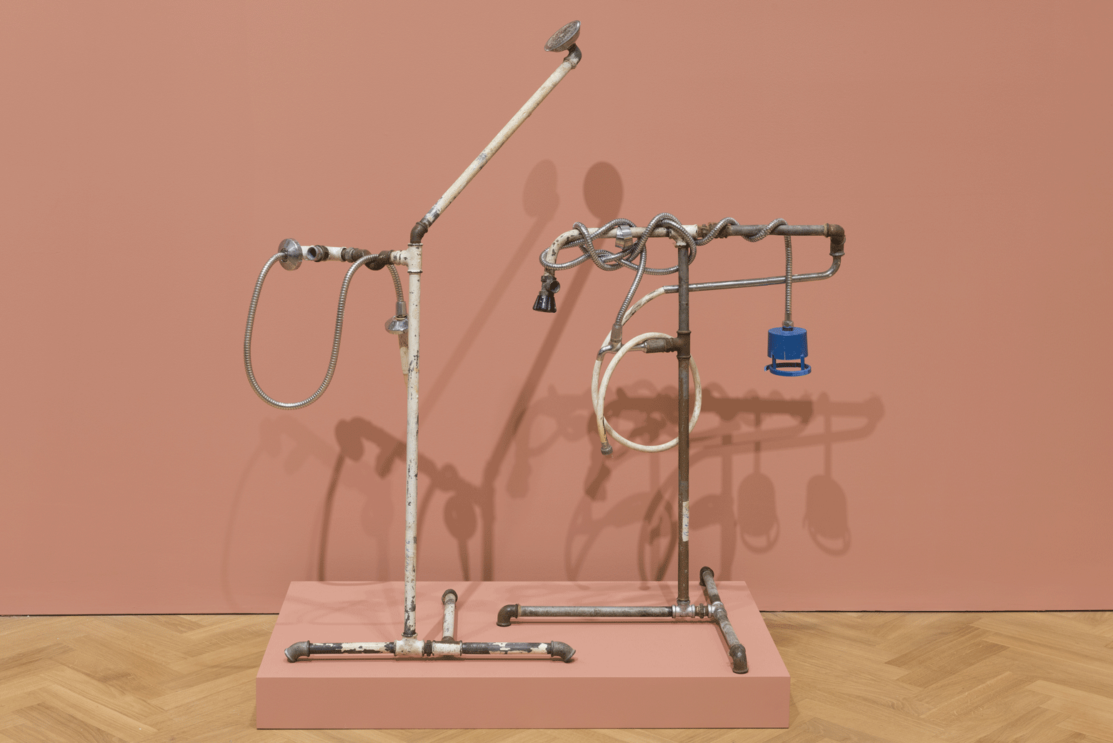 Plumber Assemblage, 2015, mixed media, 136 x 100 x 60 cm