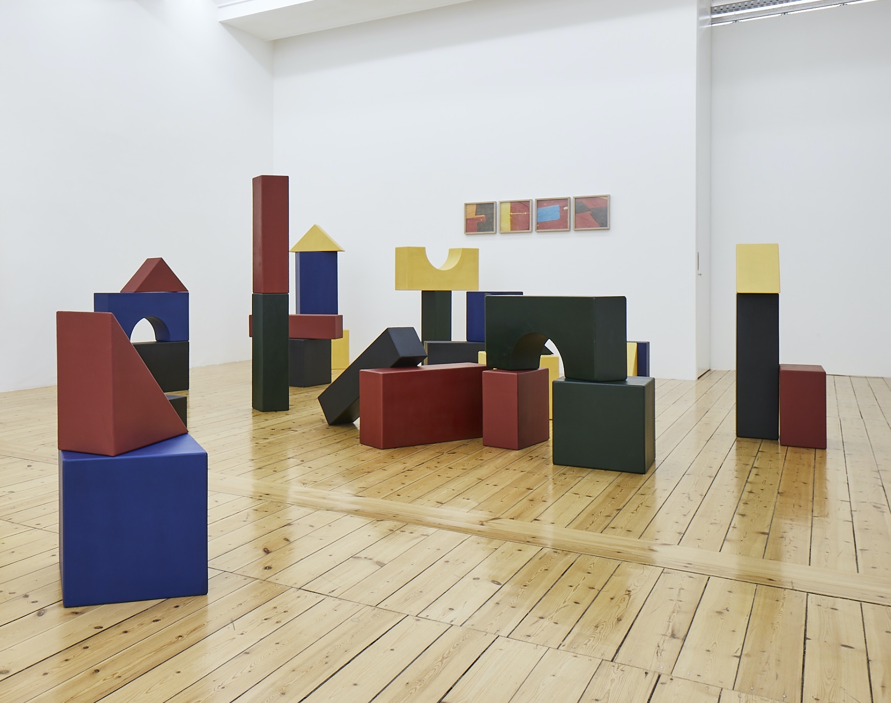 Yto Barrada, Lyautey Unit Blocks, exhibition view
