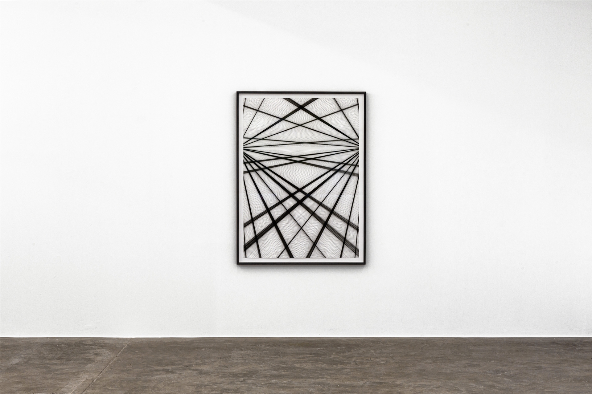 Timo Nasseri, I saw a broken Labyrinth #14, 2017, Ink and pencil on paper, 145 x 104 cm