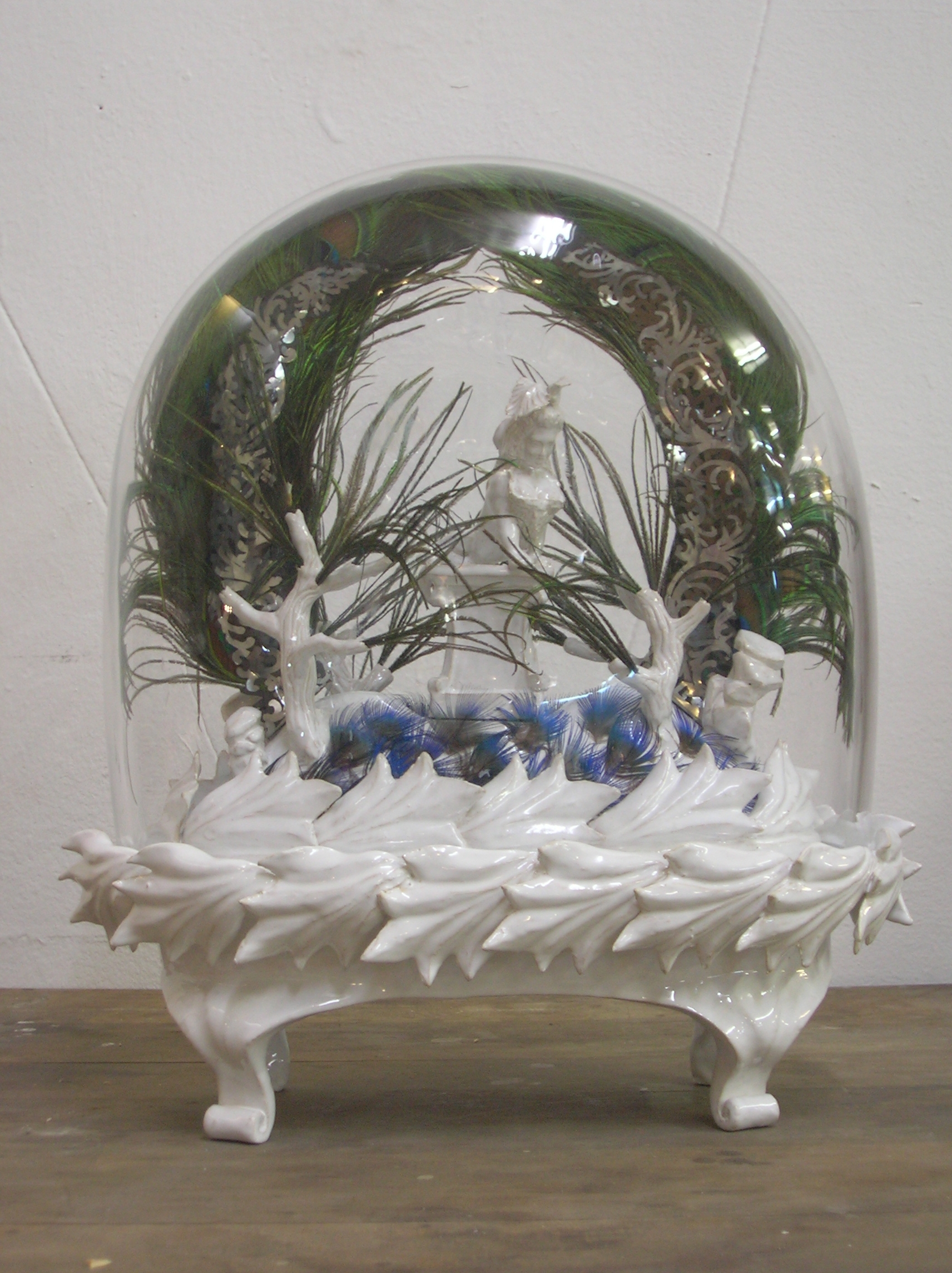 Moritz Altmann, Laurende Spynx, 2008, mixed media