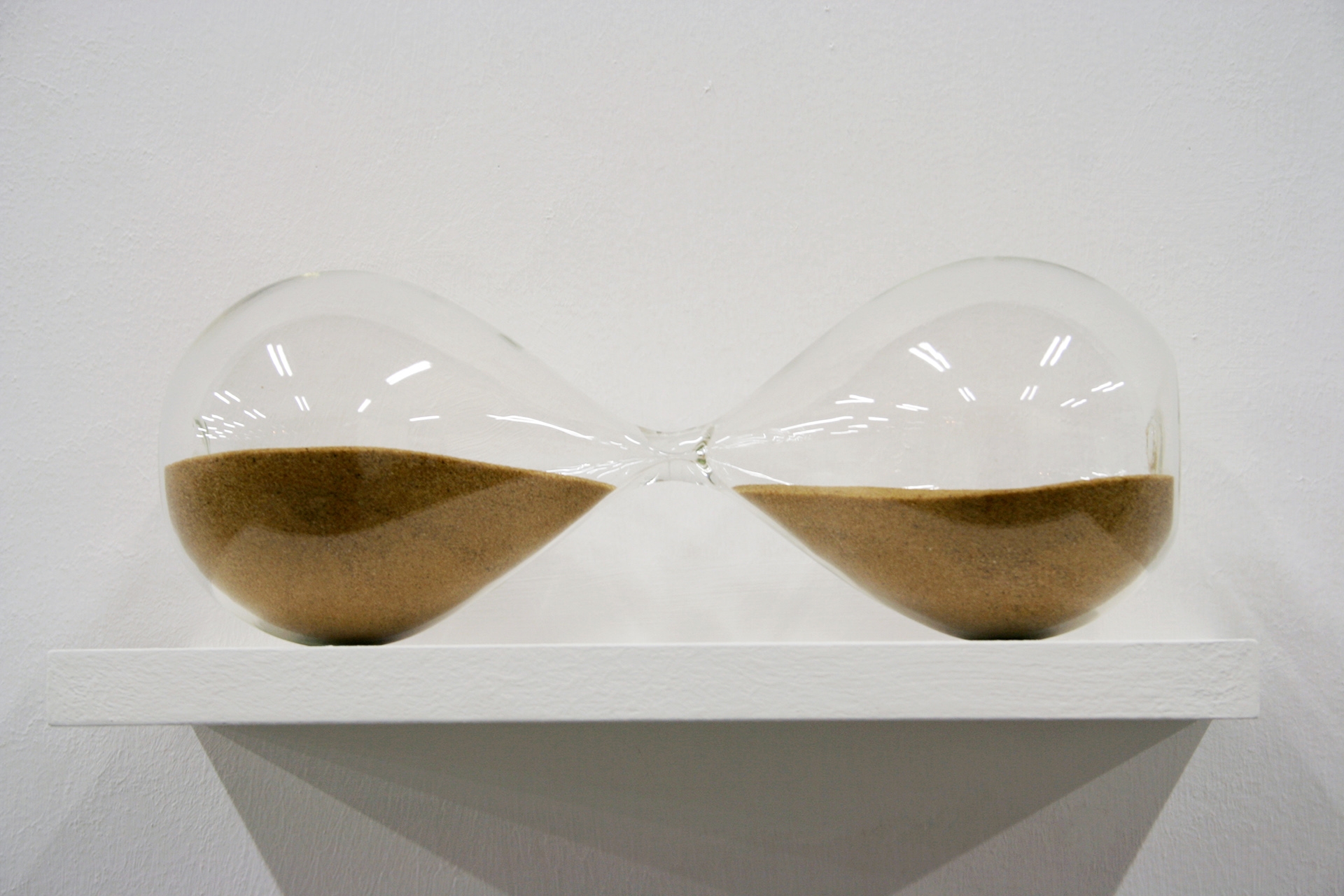 Suspended Time, 2005, Glass, sand, 7.5 x 28 x 10 cm, Ed. 3 + 2 AP