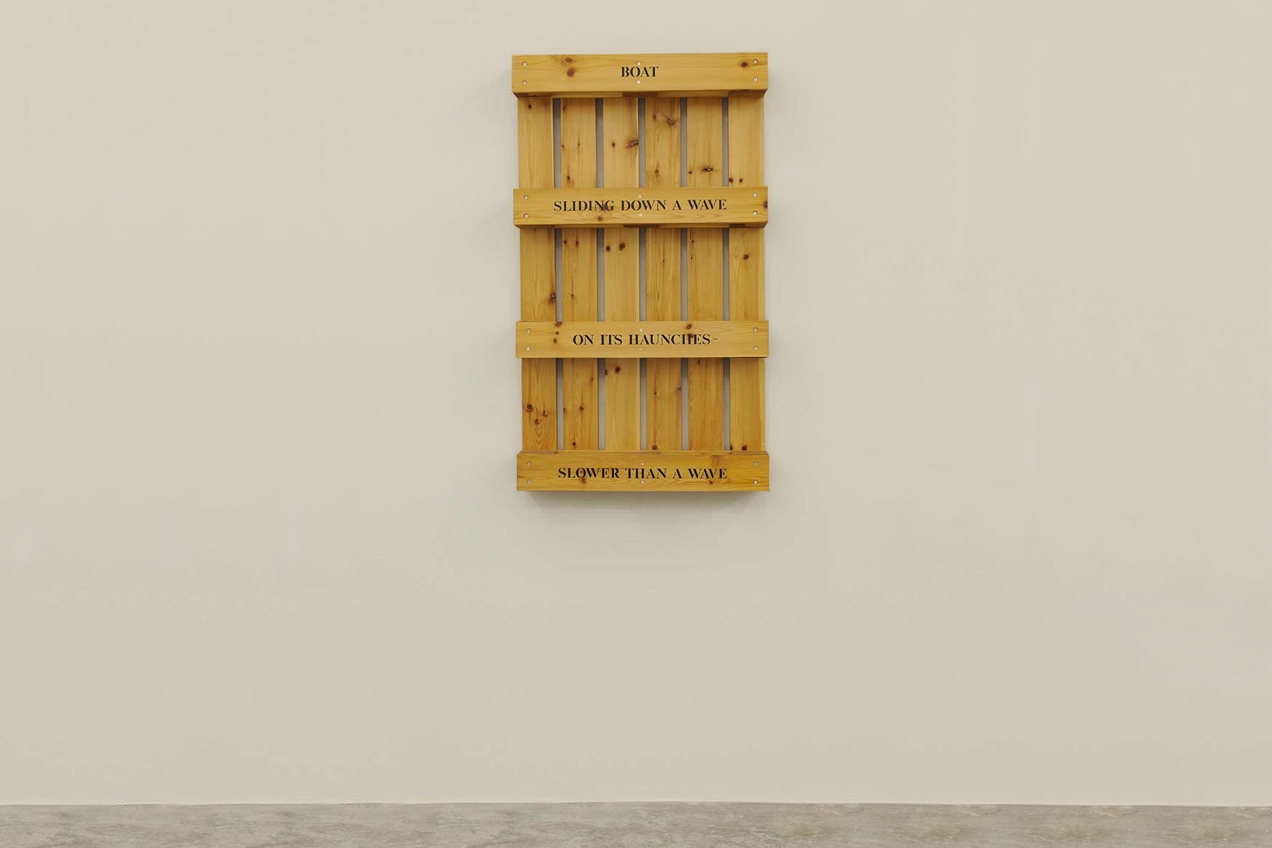 Boat/Sliding Down, 1998 with Jim Brennan, Wood, 120 x 70 x 16 cm, Unique