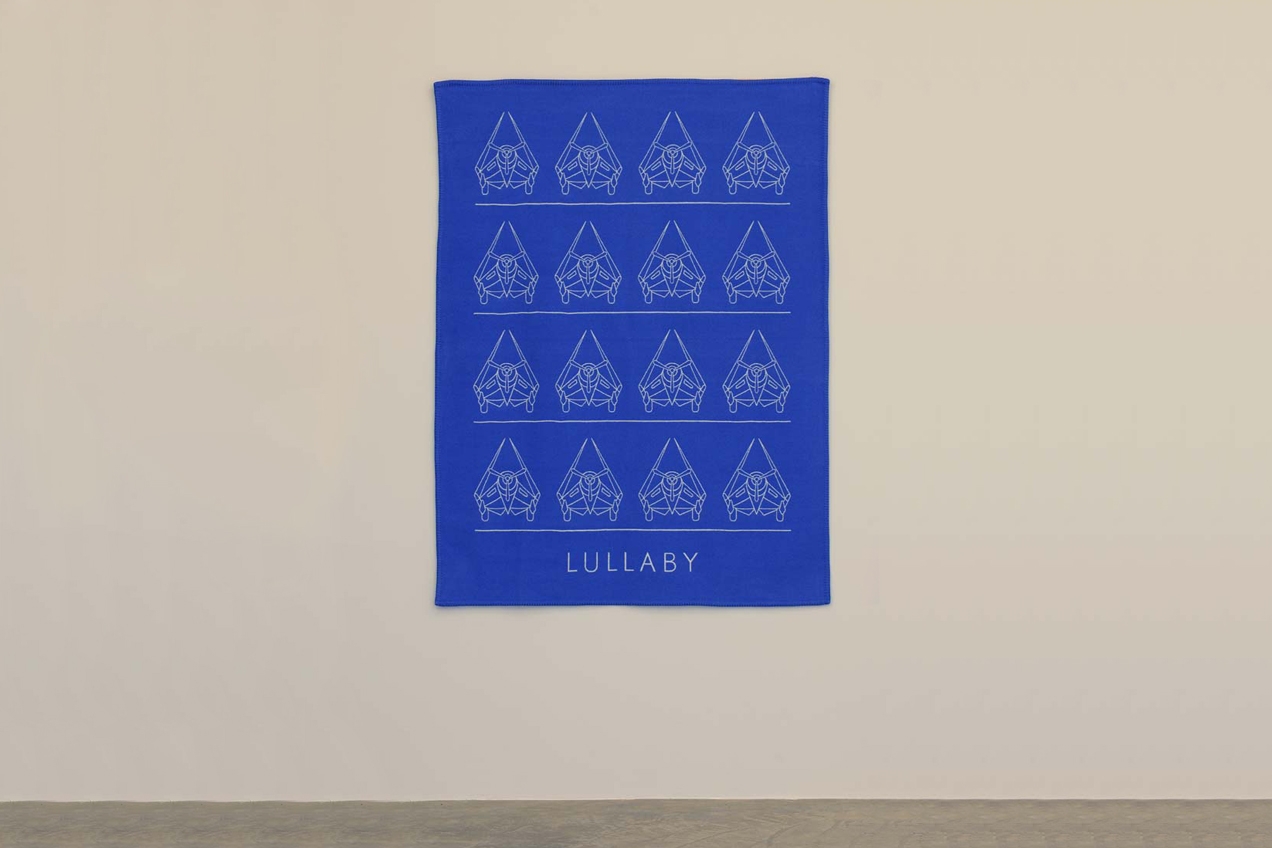 Lullaby, 2001, Blanket, wool, and cashmere, 131 x 175.5 cm, Ed. 20