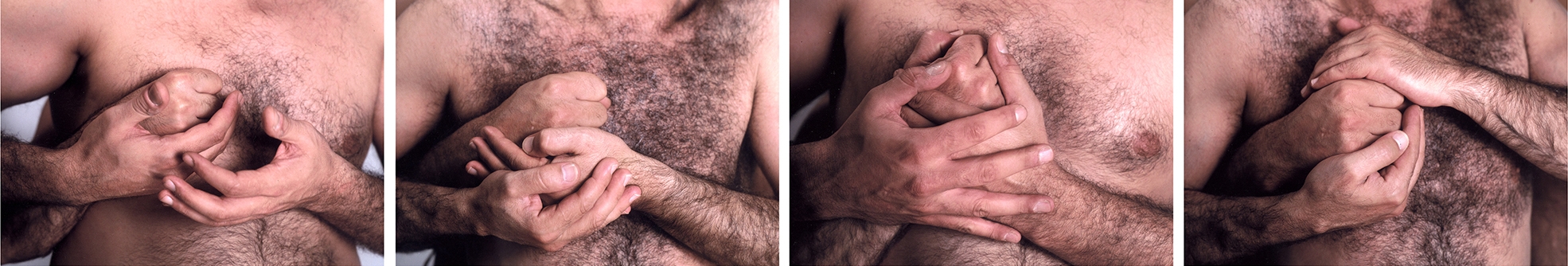 Making a Right Heart, 1999, Archival inkjet print, 60 x 180 cm, Edition 5 + 2 AP