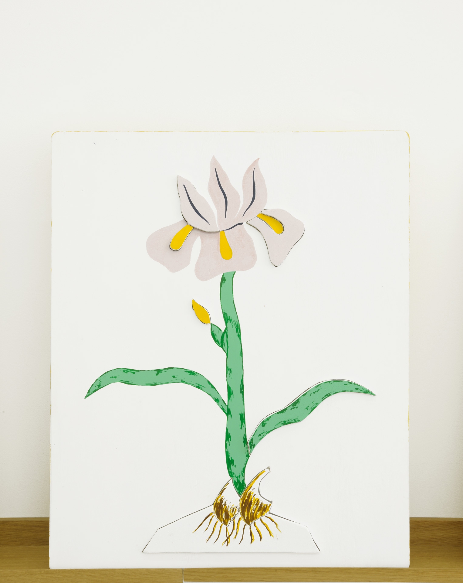 Morocco Iris Wood Puzzle, 2010, Figure 1, wood, paint, magnets, 78.5 x 60 cm