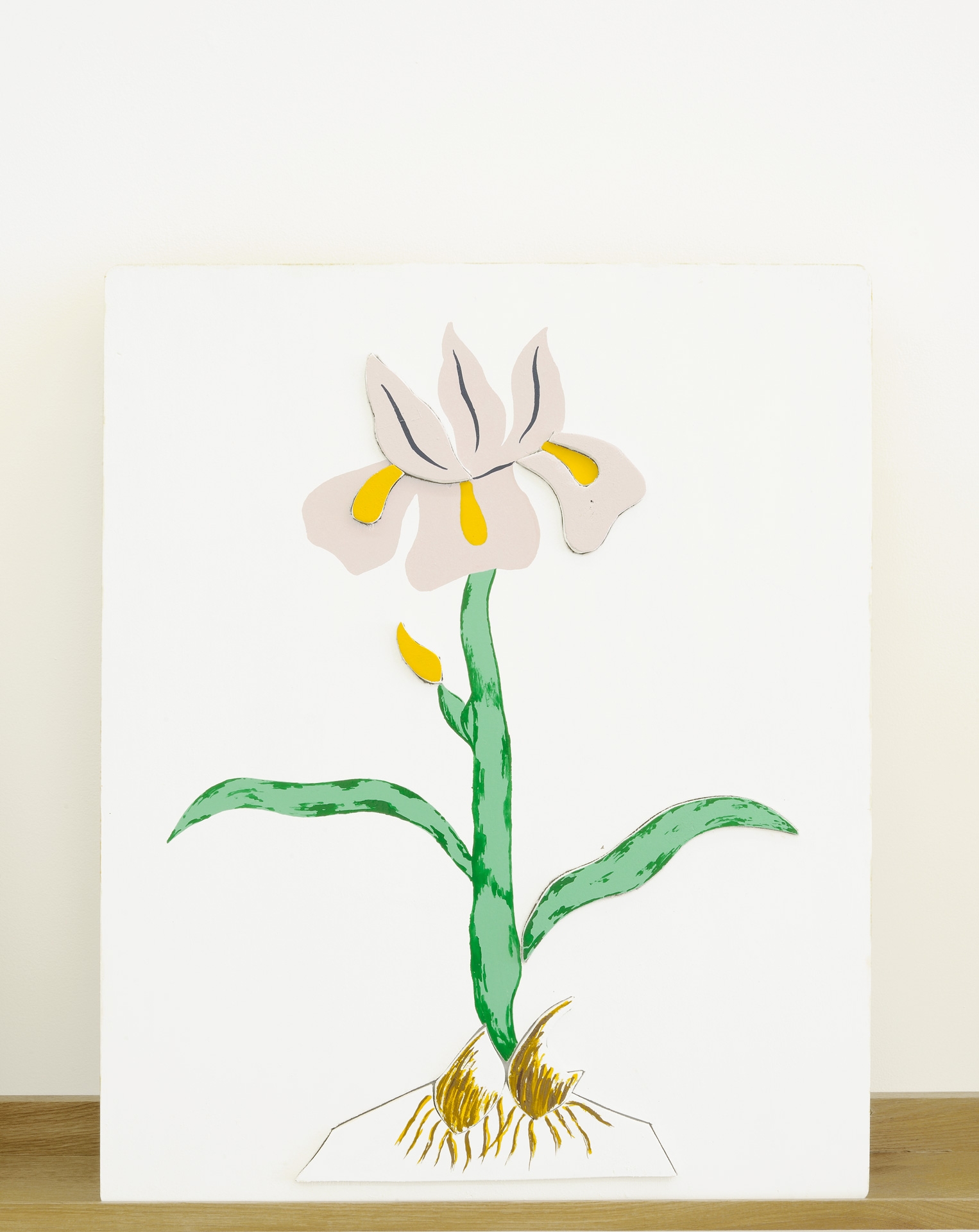 Morocco Iris Wood Puzzle, 2010, Figure 2, wood, paint, magnets, 78.5 x 60 cm