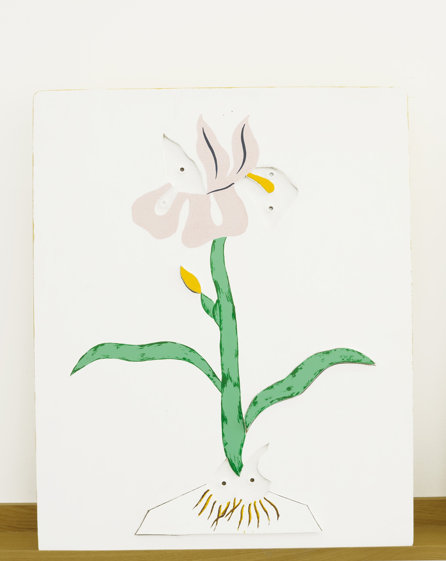 Morocco Iris Wood Puzzle, 2010, Figure 3, wood, paint, magnets, 78.5 x 60 cm