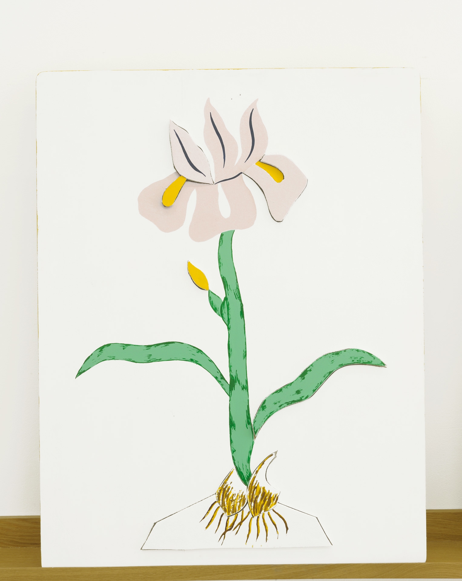 Morocco Iris Wood Puzzle, 2010, Figure 4, wood, paint, magnets, 78.5 x 60 cm