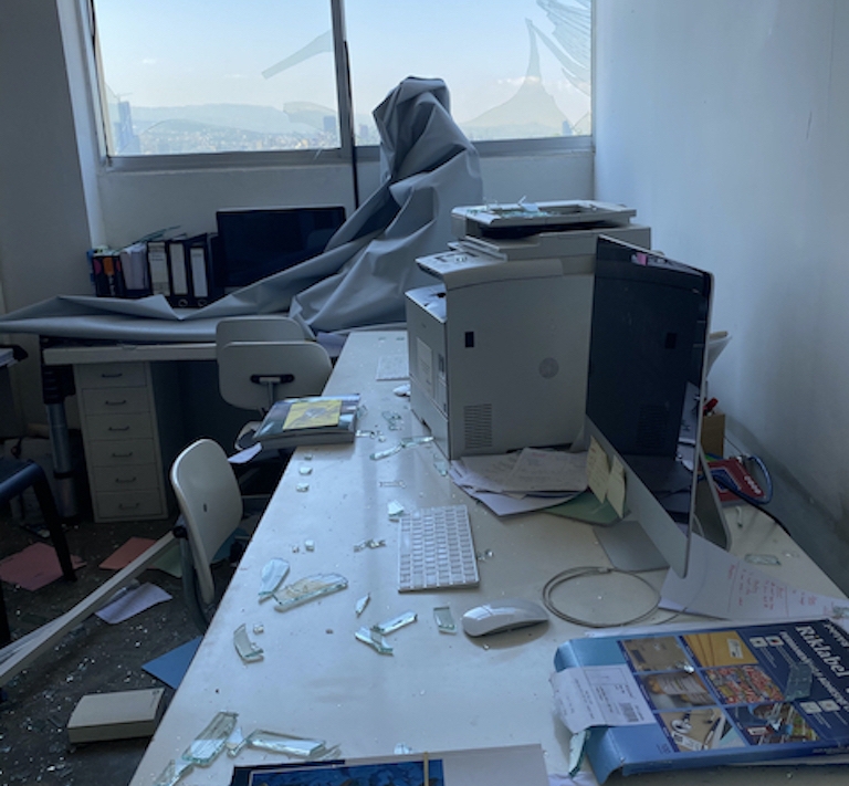 Beirut gallery after the blast