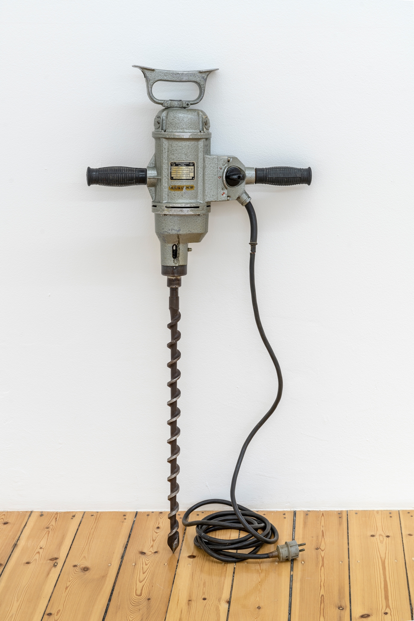 Sung Tieu, To Live Your Faith At Work, 2020 Drill from VEB Galvanotechnik Leipzig 98 x 46 x 18 cm Unique