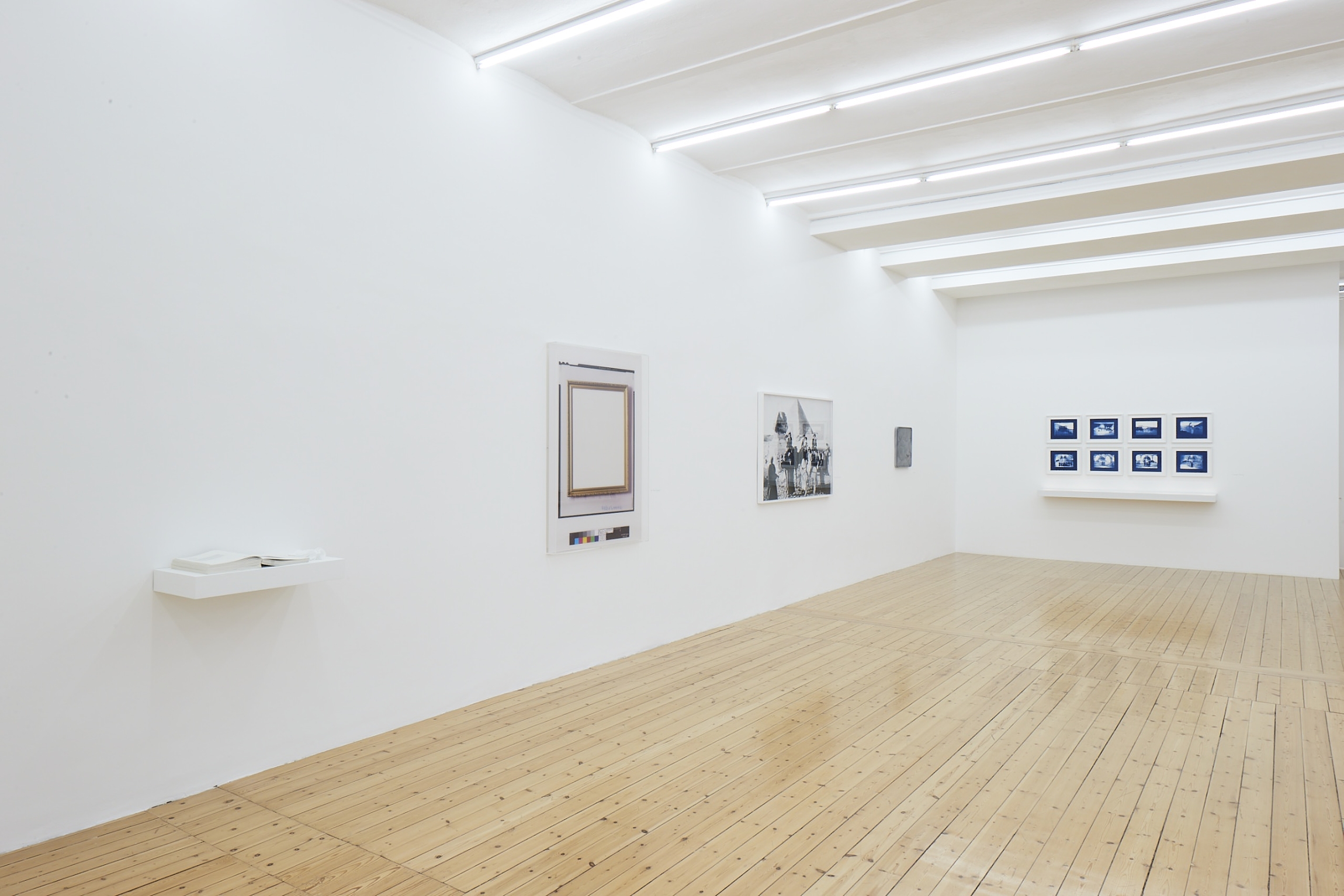 Akram Zaatari, three snapshots and a long exposure, Exhibition view Sfeir-Semler Gallery Hamburg 2022