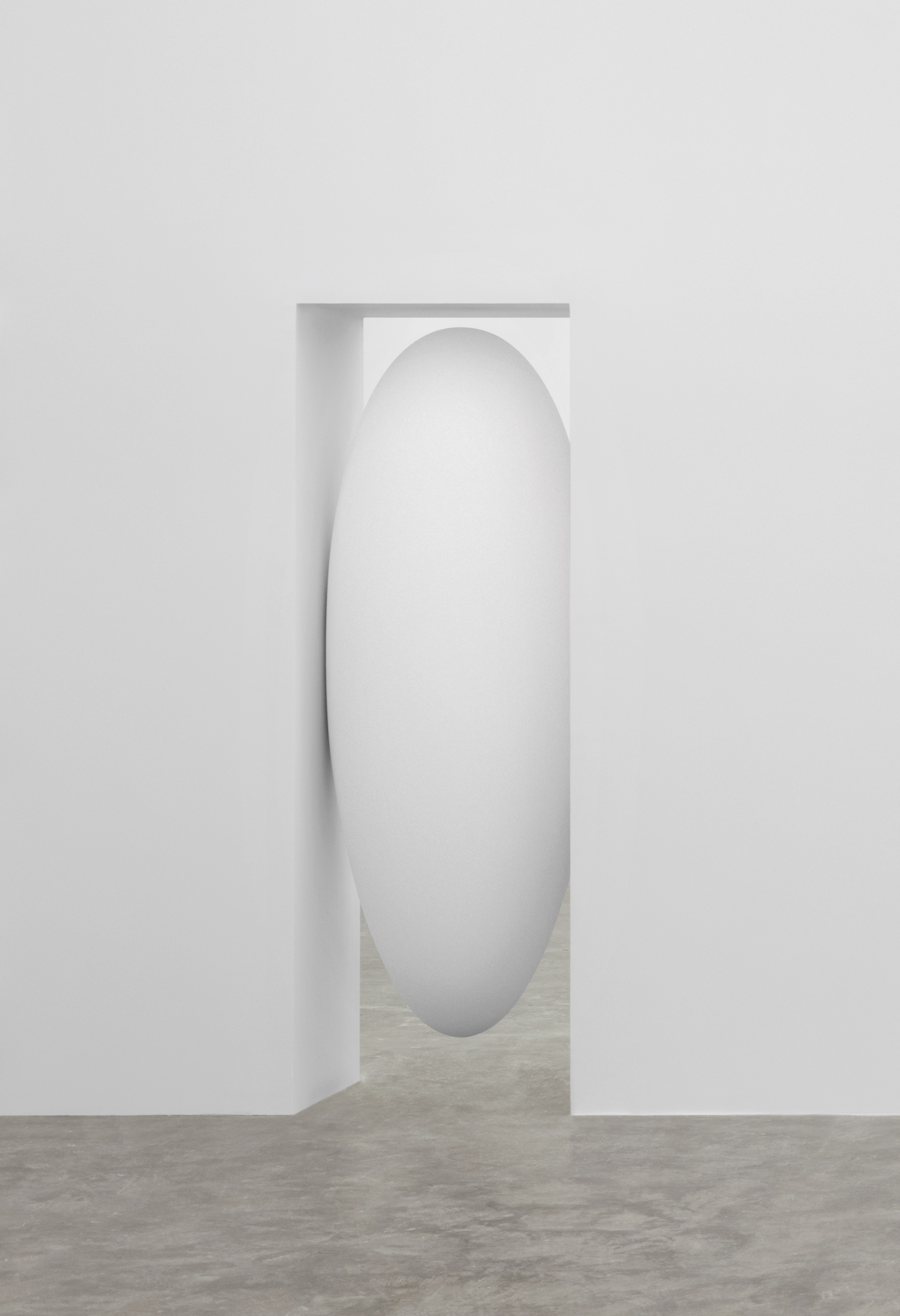 Tarik Kiswanson, Cradle, 2022, Fiberglass resin, 175 x 64.8 cm