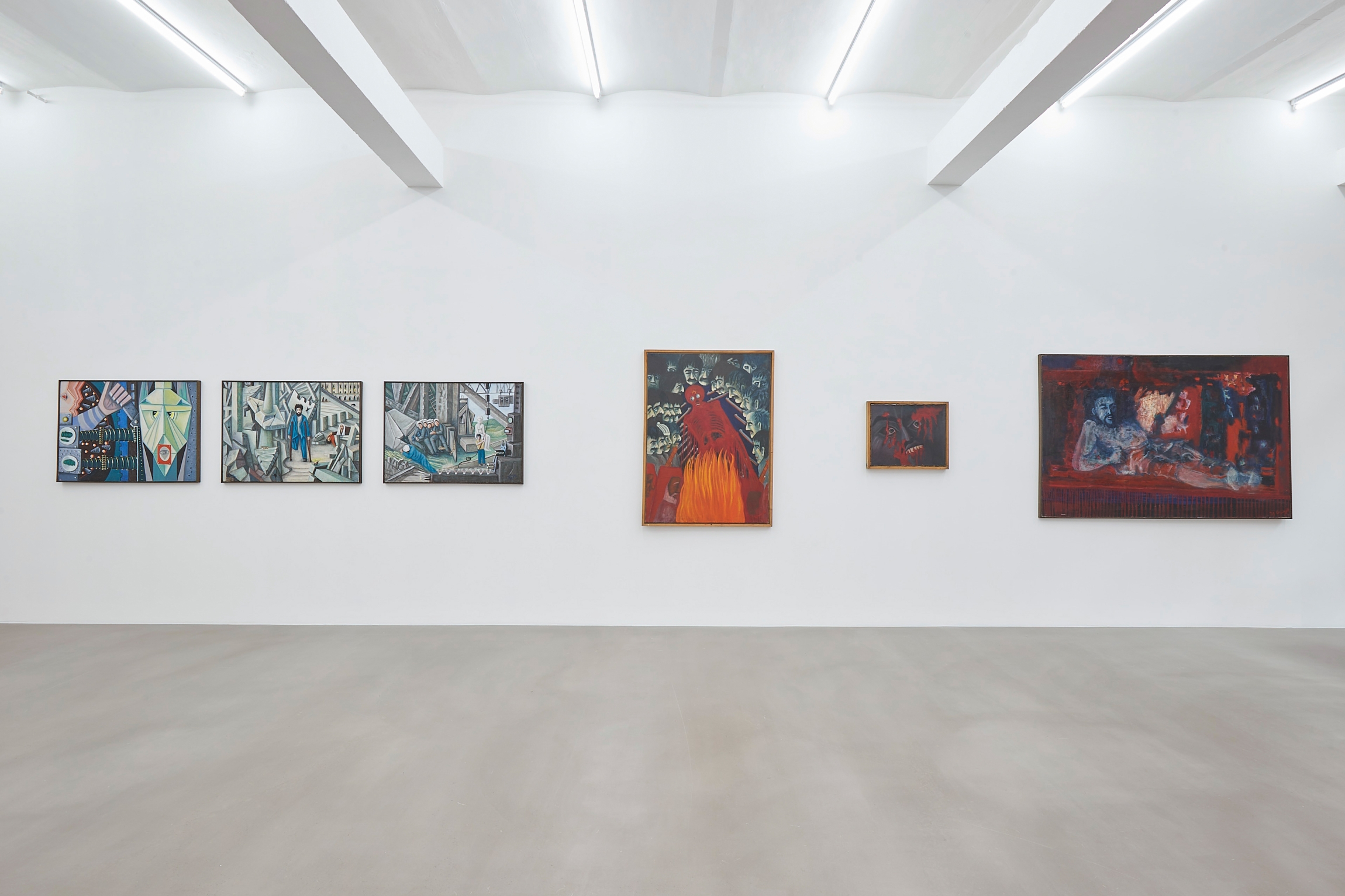Aref El Rayess, Works 1960–1988, Exhibition view Sfeir-Semler Gallery, 2022
