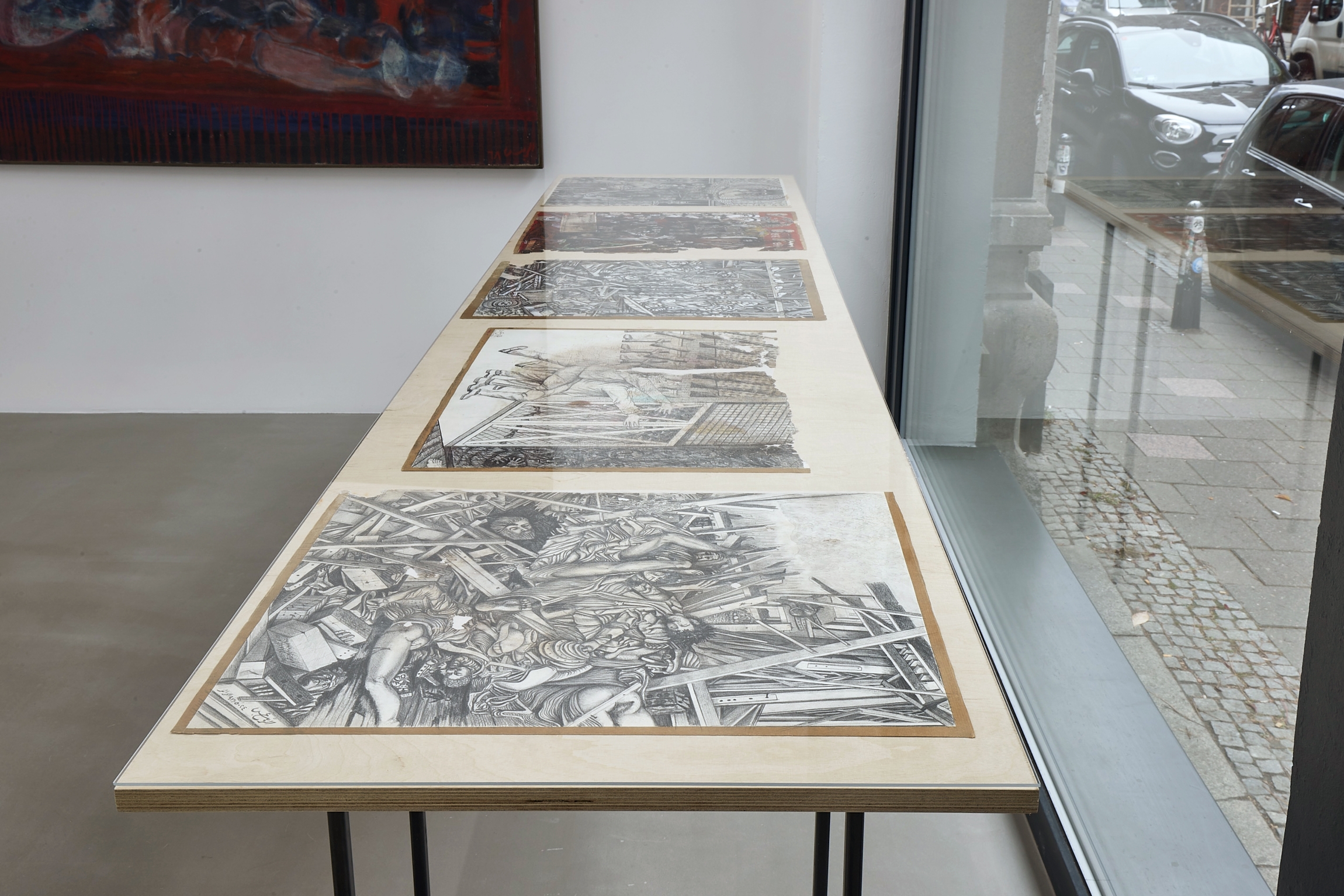 Aref El Rayess, Works 1960–1988, Exhibition view Sfeir-Semler Gallery, 2022
