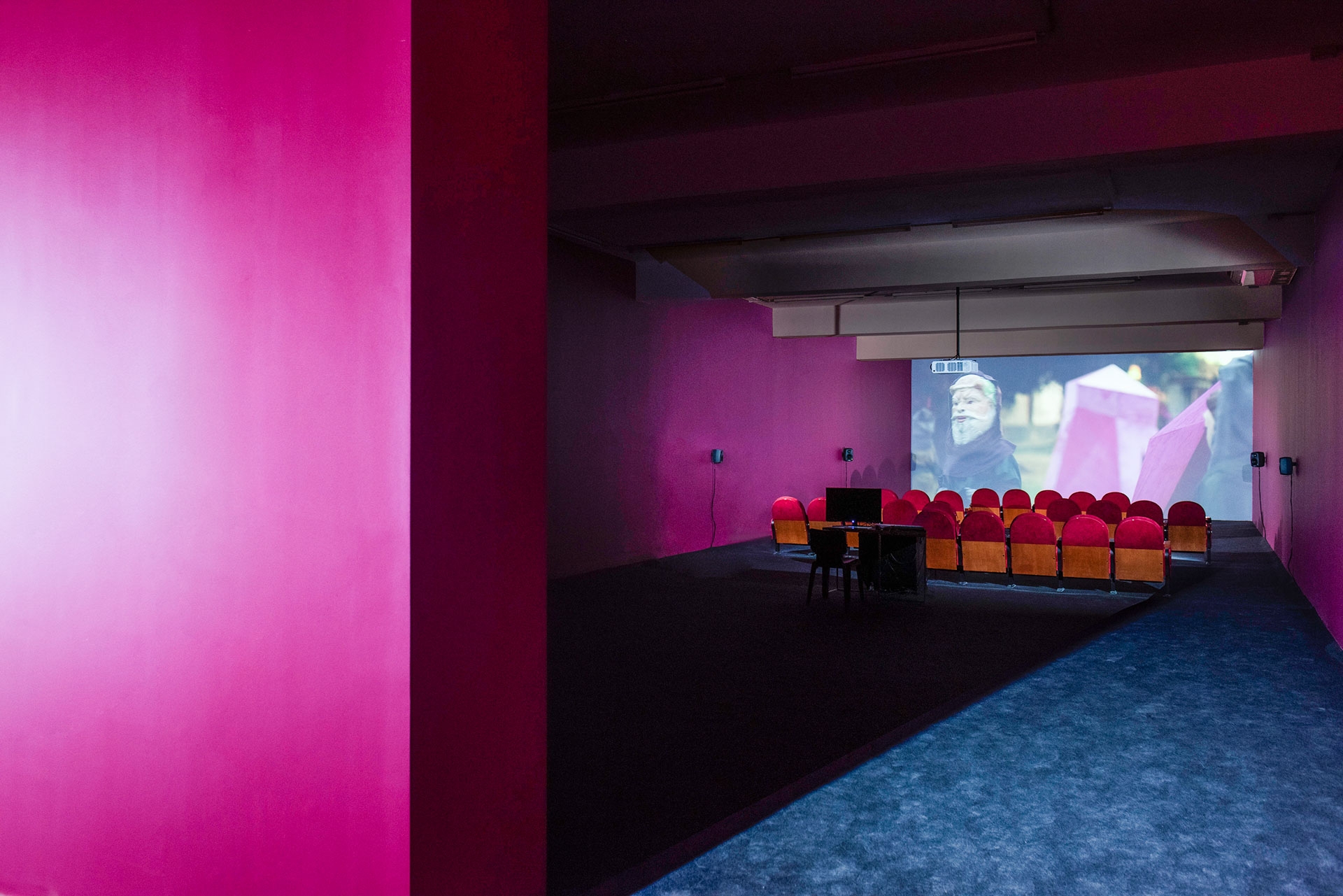 Wael Shawky, “I am Hymns of the New Temples,” Exhibition view Sfeir Semler Karantina, Beirut, 2023