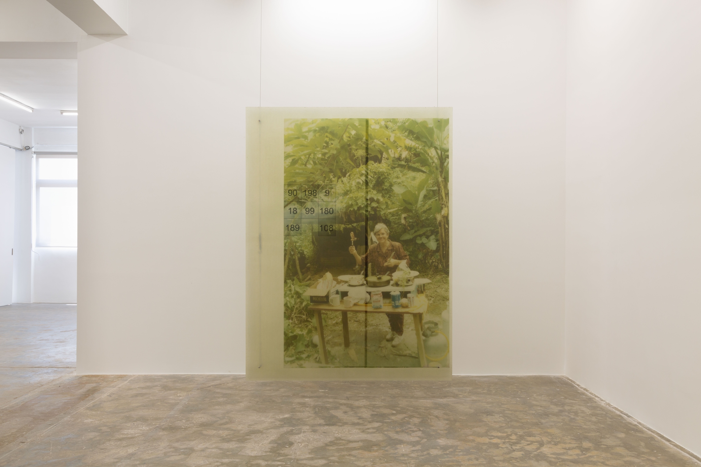Alia Farid, Talismans, 2025, Resin panels, 243 x 183 x 15 cm, each