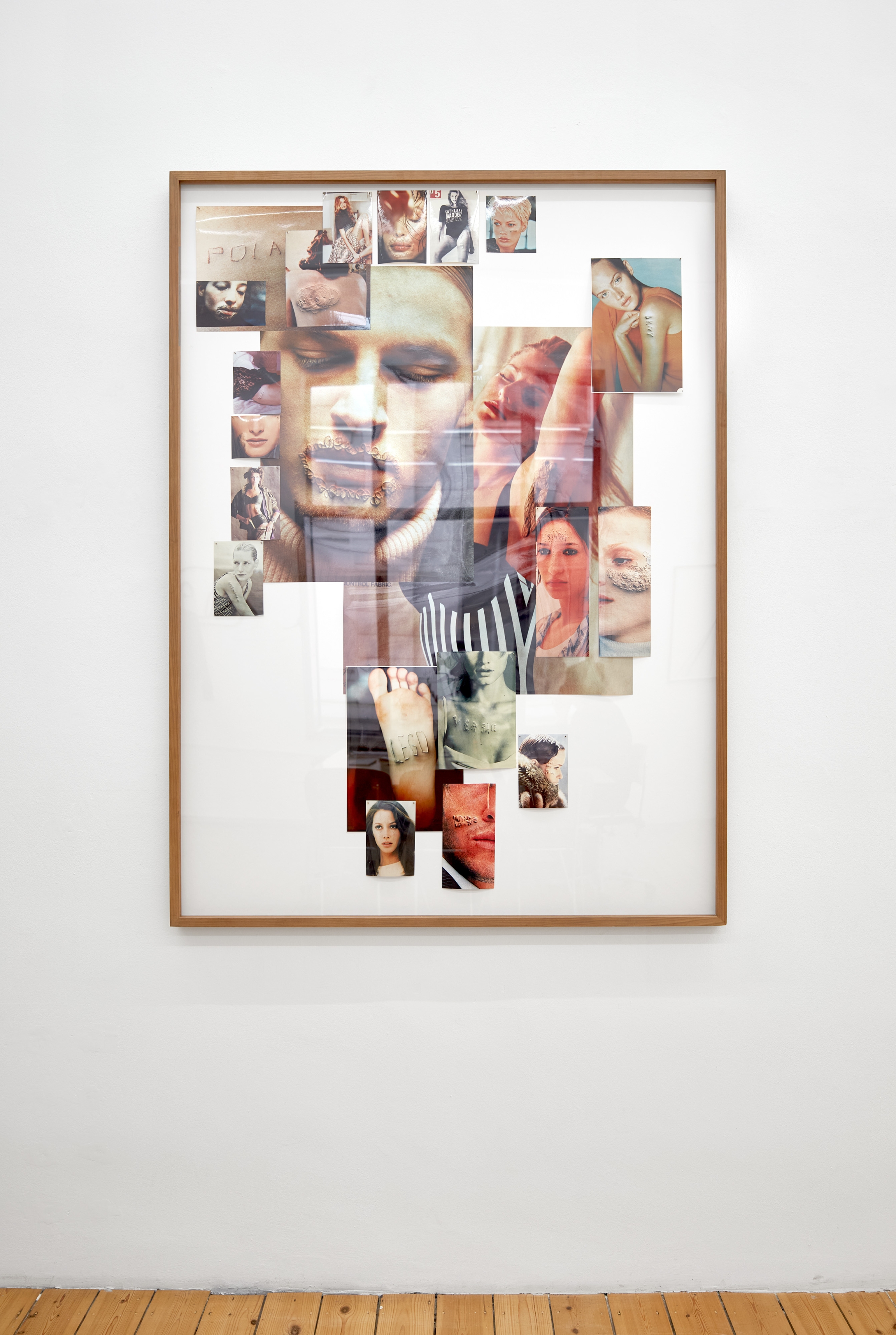 Daniele Buetti, Looking for Love, Pinwall Nr. 5, 1997, 1997, collage, 145 x 215 cm