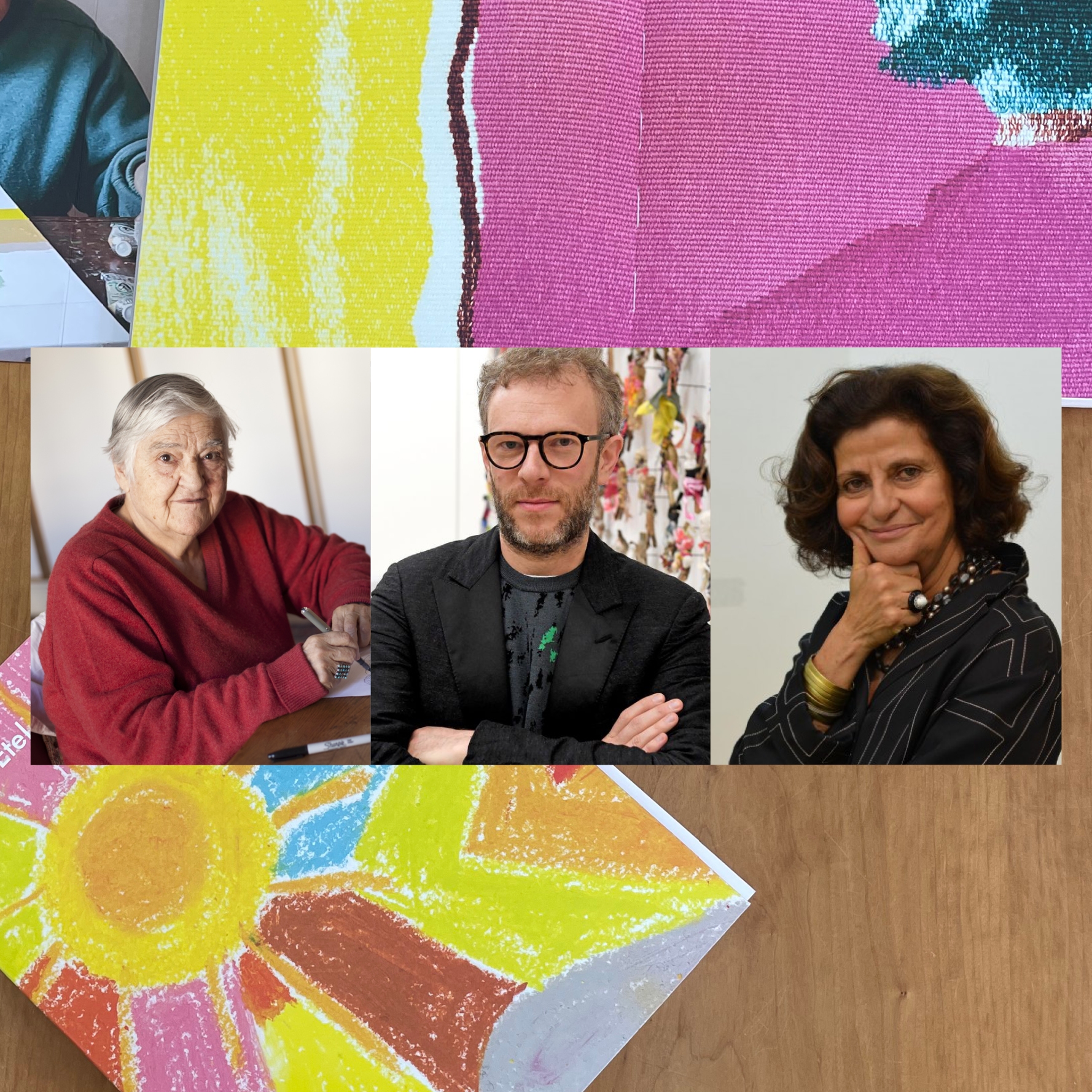 Zoom Conversation with Etel Adnan, Sebastien Delot, director of LaM, Lille, France and Andrée Sfeir-Semler