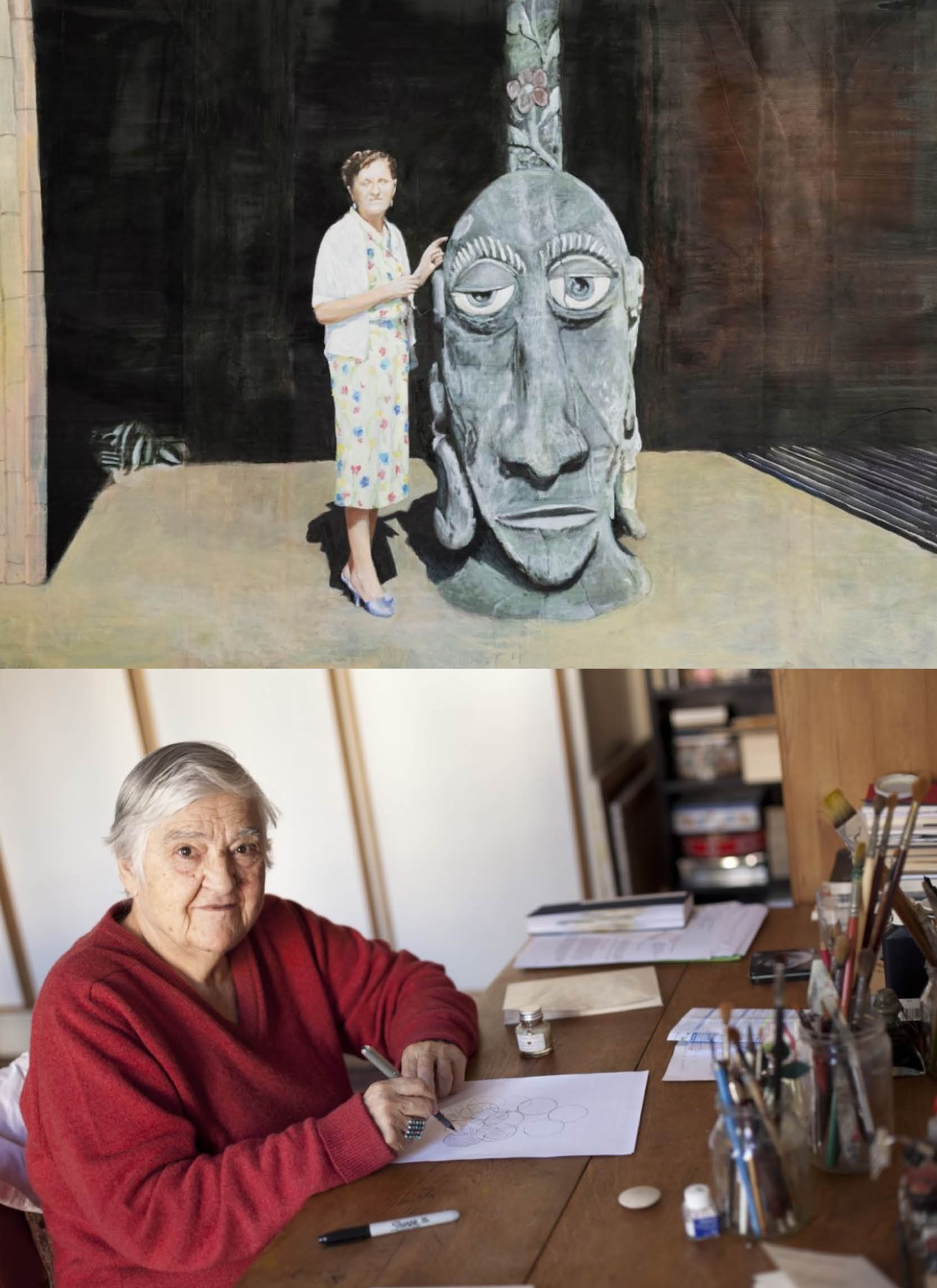 Opening of two exhibitions: FLORIAN THOMAS time after time | ETEL ADNAN new works