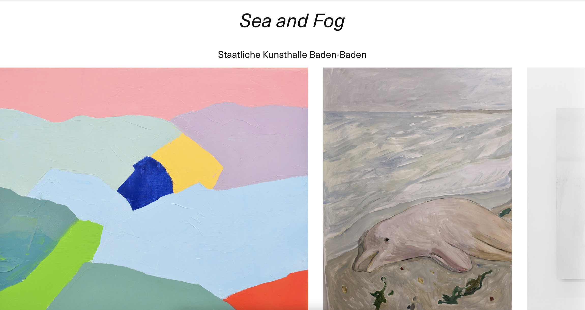 Etel Adnan « Sea and Fog » | via e-flux, November 5, 2024