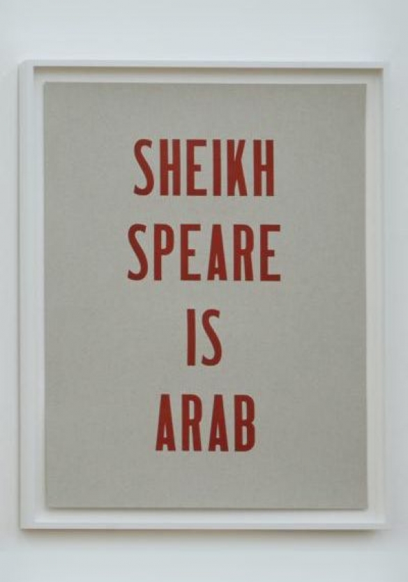 Sheikh Speare is Arab, 2019