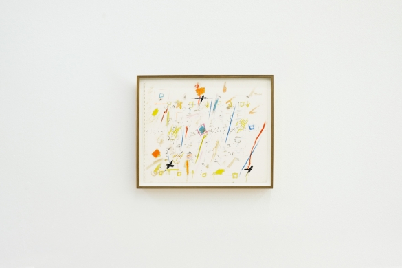 Untitled, 1990, Crayon and ink on paper, 37 x 45.4 cm