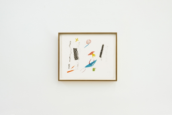 Untitled, 1990, Crayon and chalk on paper, 37 x 45.4 cm