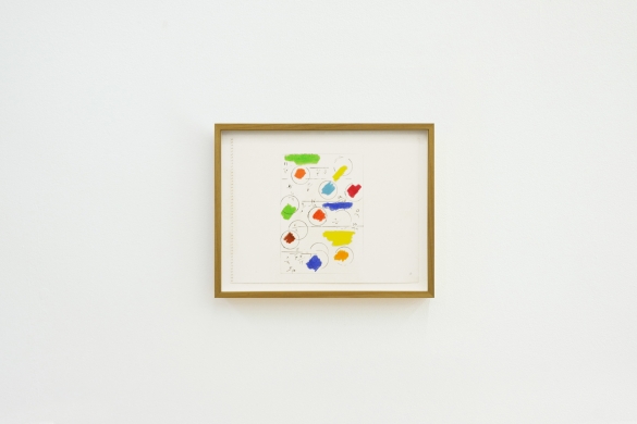 Untitled, 1990, Crayon, pencil, and watercolor on paper, 24 x 31.7 cm