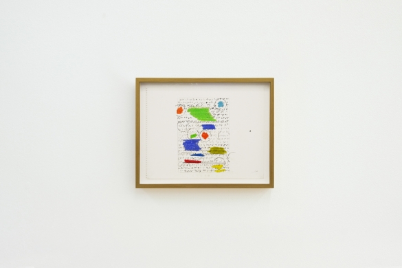 Untitled, 1990, Crayon, pencil, and watercolor on paper, 24 x 31.7 cm