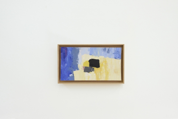 Untitled, 1961/1962, Oil on canvas, 18.5 x 33.5 cm