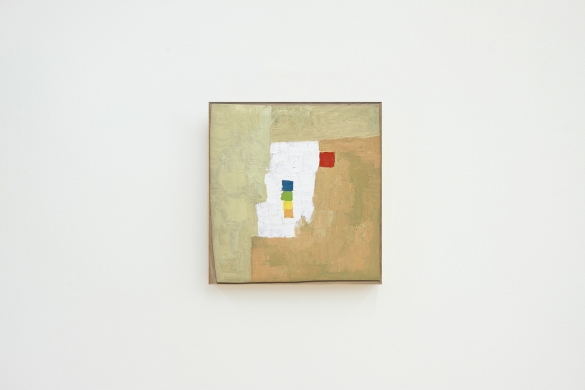 Untitled, 1976, Oil on canvas, painted on reverse, 58 x 61 cm, MoMa Collection