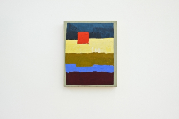 Untitled, 1961/1962, Oil on canvas mounted on painted wood, 38 x 30.5 cm