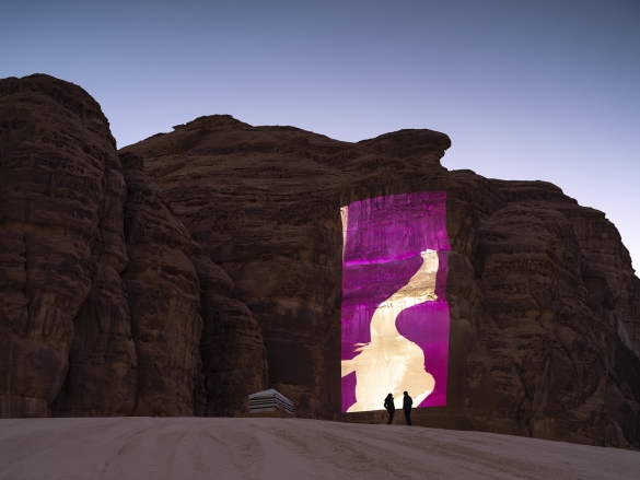 Dictums - Manqia II, Installation views, Desert X AlUla 2020, Photo Lance Gerber