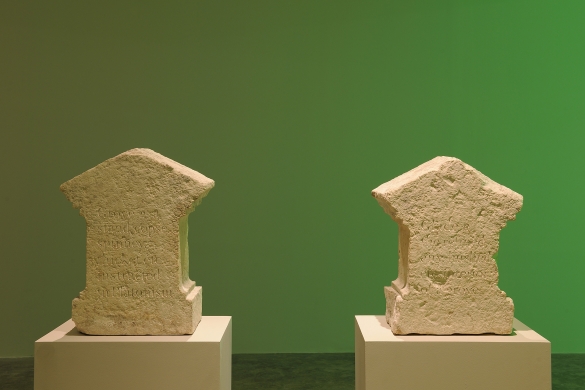 Glade/Grove, 2005, 8 with Nicholas Sloan, Stones (19th Century), 52.1 x 41 x 25.1 cm each, Unique