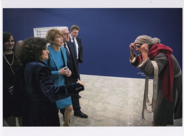 Official visit: President of Germany at the Sfeir-Semler Gallery Beirut