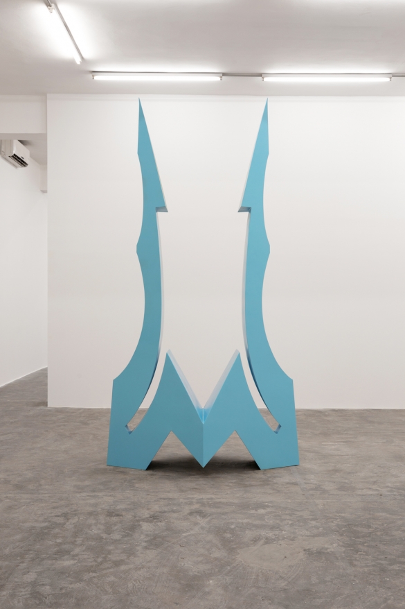 Timo Nasseri, Keeper 3, 2019, Painted steel, 311 x 164 x 94 cm, Unique
