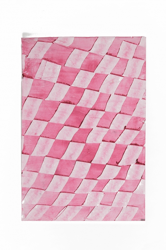 Paste Paper, Painting, 2019, paint on paper, 45 x 30.5 cm