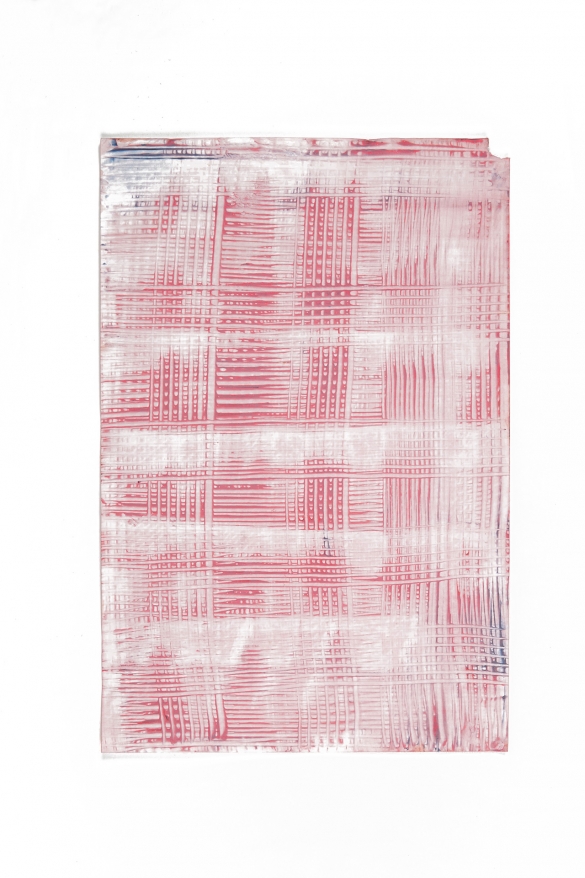 Paste Paper, Painting, 2019, paint on paper, 45 x 30.5 cm