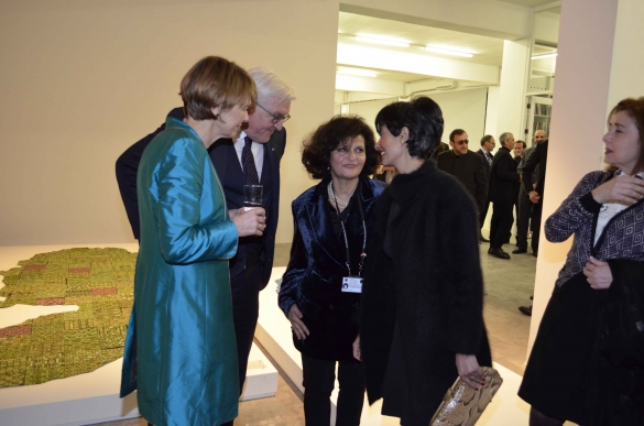 Official visit: President of Germany at the Sfeir-Semler Gallery Beirut