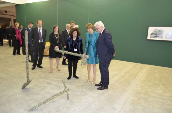 Official visit: President of Germany at the Sfeir-Semler Gallery Beirut