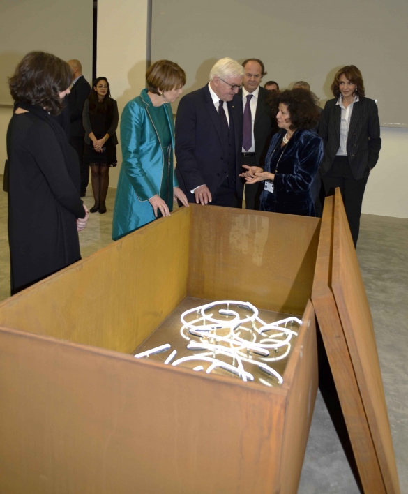 Official visit: President of Germany at the Sfeir-Semler Gallery Beirut