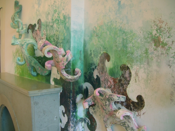 Moritz Altmann, Kaminstück, 2008, mixed media