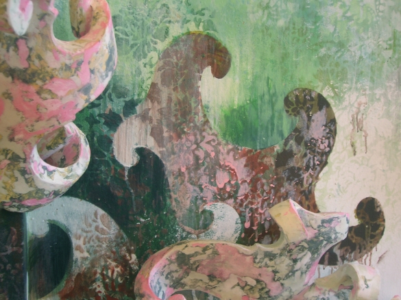 Moritz Altmann, Kaminstück, 2008, mixed media