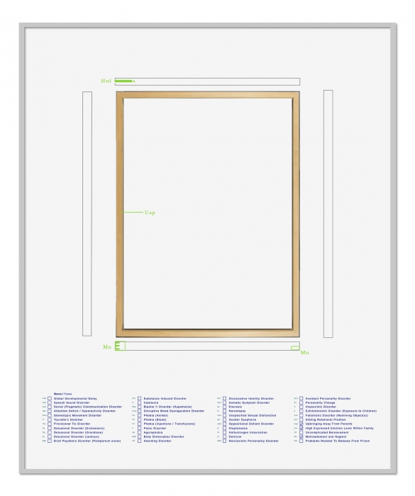 Walid Raad, Epilogue V: The Frames_Pollock, 2021, Pigmented inkjet print, 60 x 72 cm, 5+2AP