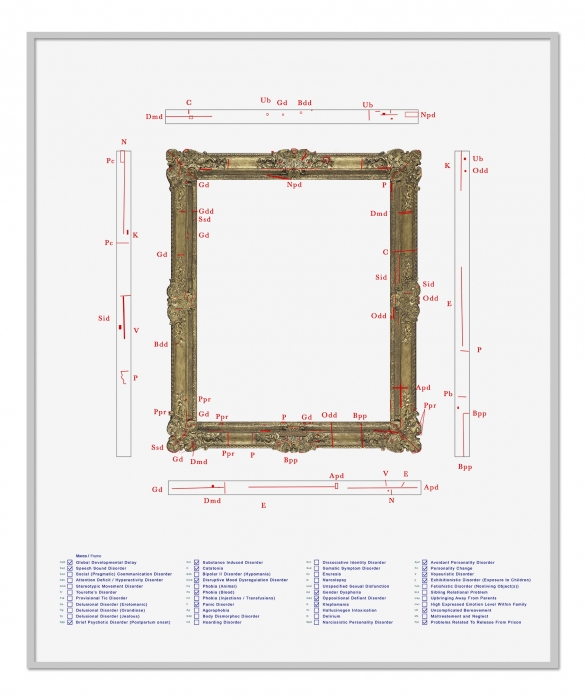 Walid Raad, Epilogue V: The Frames_Rubens, 2021, Pigmented inkjet print, 60 x 72 cm, 5+2AP