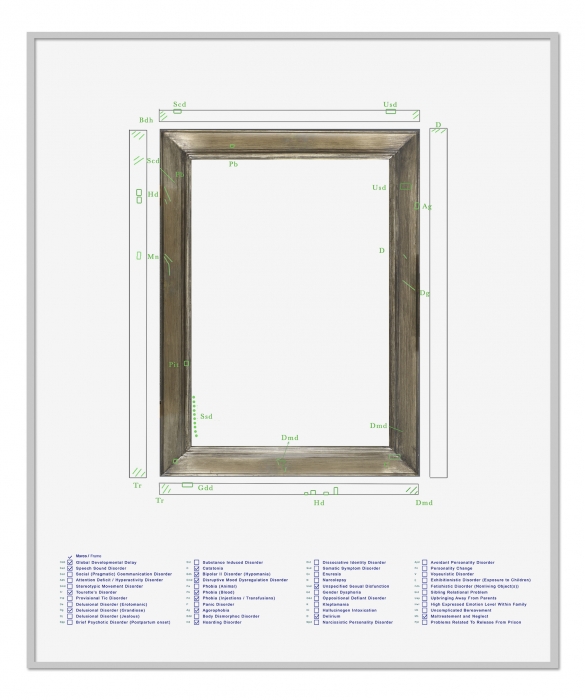 Walid Raad, Epilogue V: The Frames_Schad, 2021, Pigmented inkjet print, 60 x 72 cm, 5+2AP